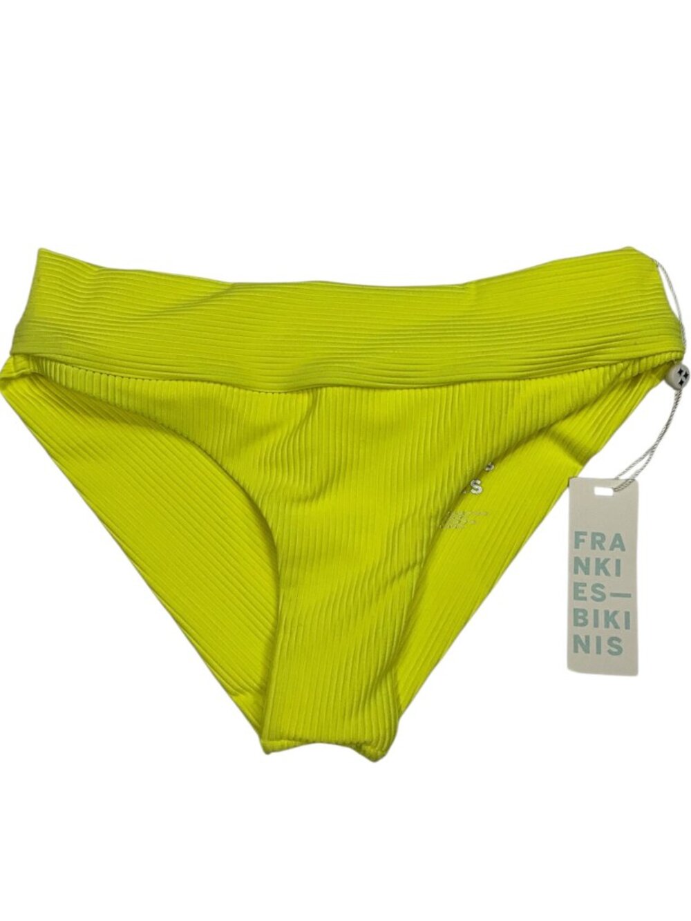 Frankies Bikinis Gavin Cheeky Bikini Bottom S Lemonade Swimwear NEW